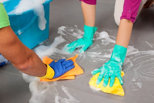 Careful rug washing and drying process