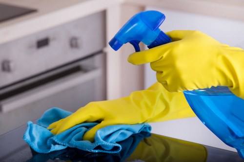 Kitchen and bathroom cleaning in a Greenwich apartment