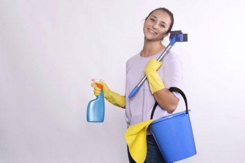 Residential hard floor maintenance in a Greenwich apartment
