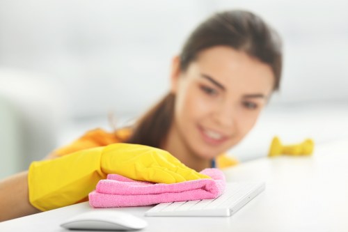 Careful stain removal preparation in a Greenwich residential property