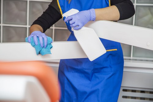 Detailed dust and residue removal in a Greenwich flat